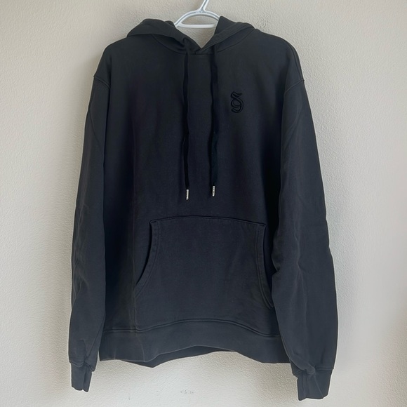 NEW Spiritual Gangster Black Monogram Classic Hoodie - Picture 2 of 14